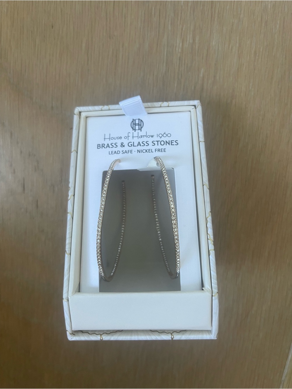 House of Harlow 1960 -Embellished Hoop Earrings